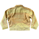 Yellow Corduroy Zip Jacket