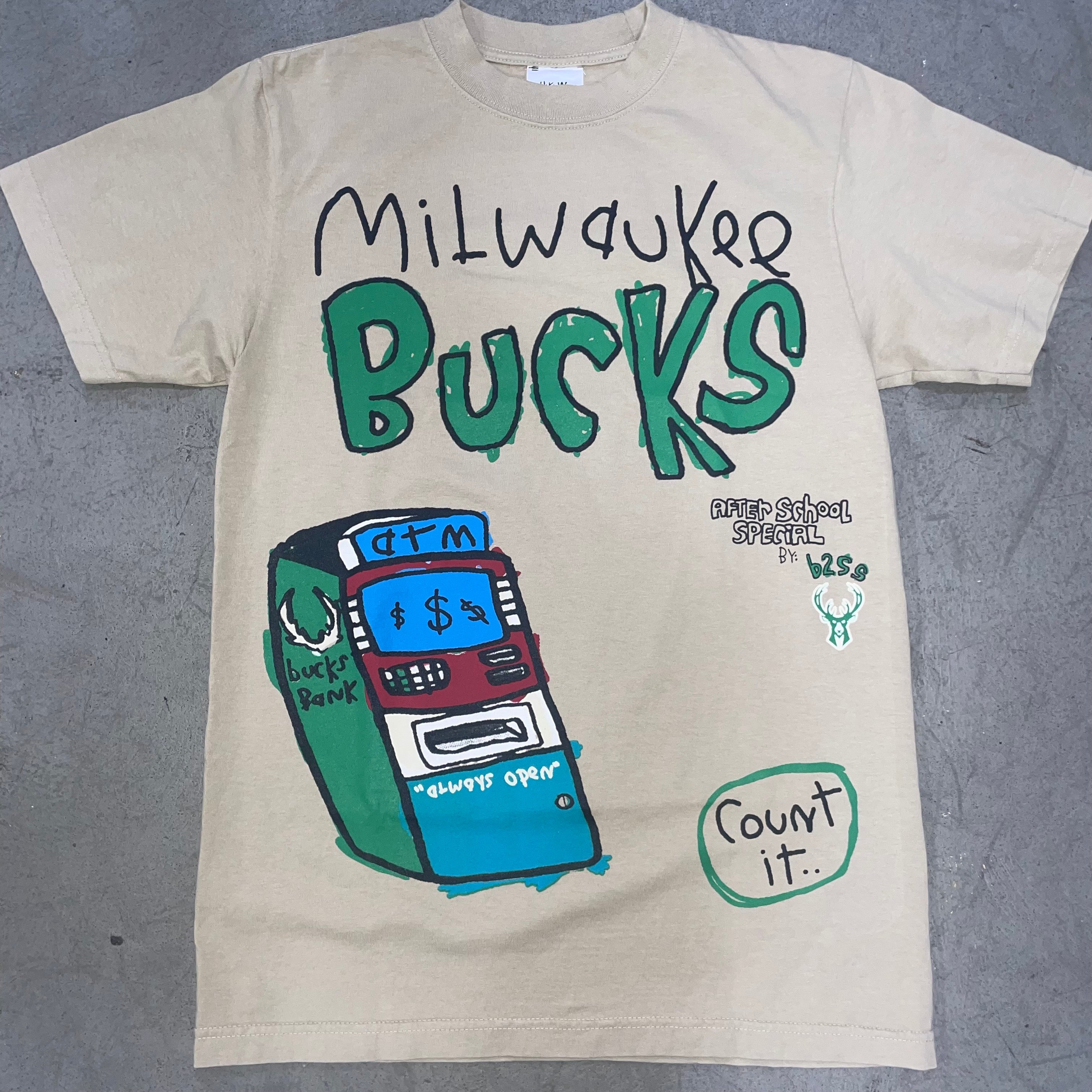 milwaukee bucks tee shirt