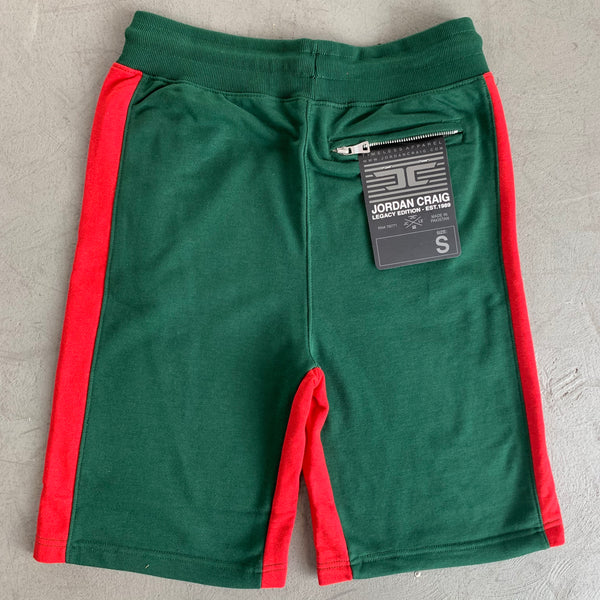 Green/Red Jogger Shorts