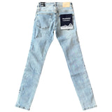Lt. Blue Crystal Cascade Jean