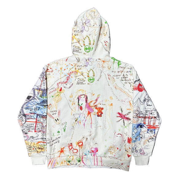 Cream Broken Crayons Hoodie
