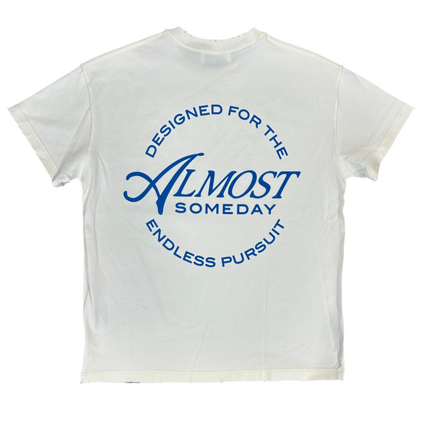 Cream Motto Tee