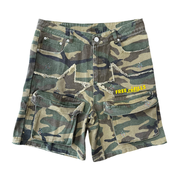 Gemstone Camo Cargo Short