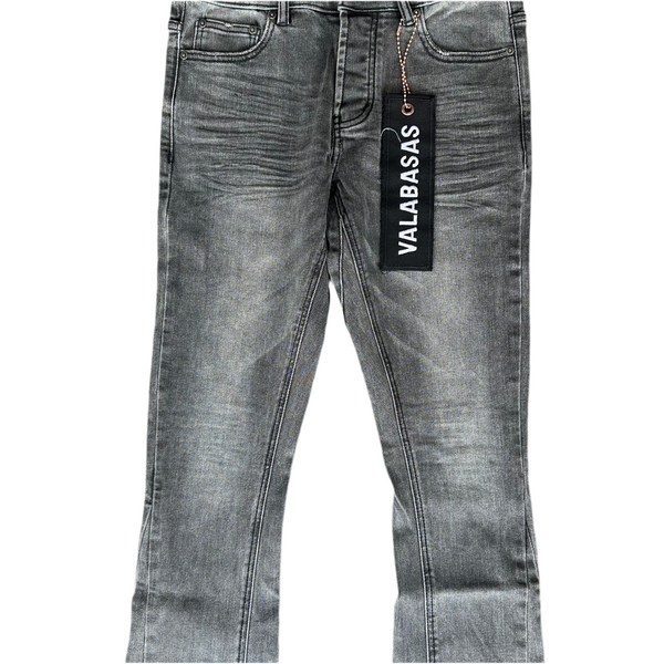 Grey Mr. Stacked Jeans