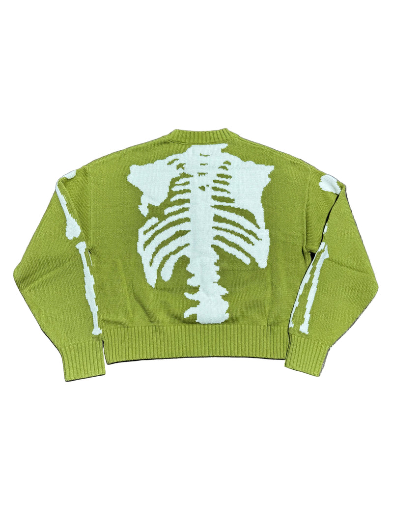 Moss Skeleton Knit Sweater