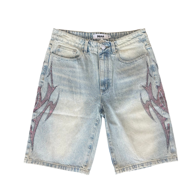 DUAA Tribal Rhinestone Short