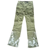 Olive Snap Cargo Denim