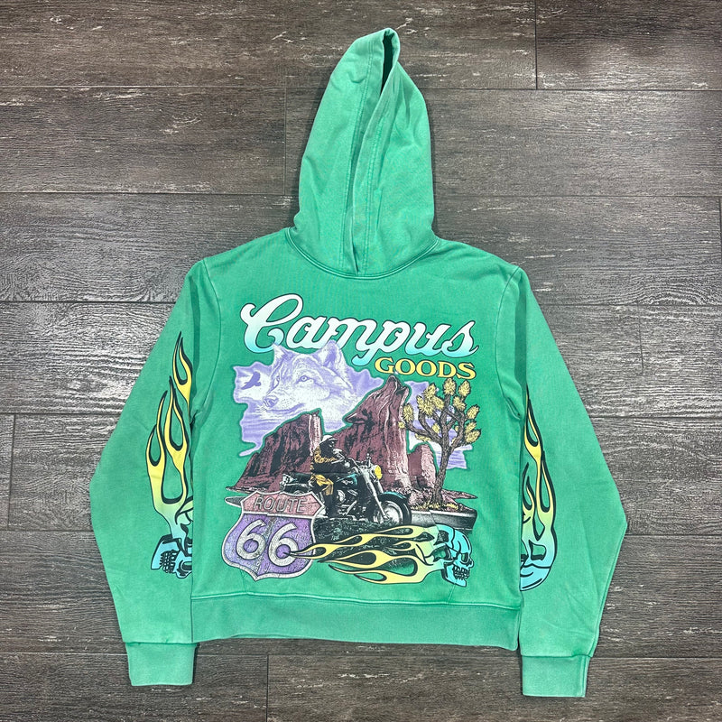 Green Roadtrip Hoodie