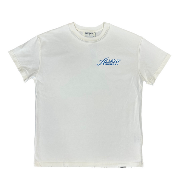 Cream Motto Tee