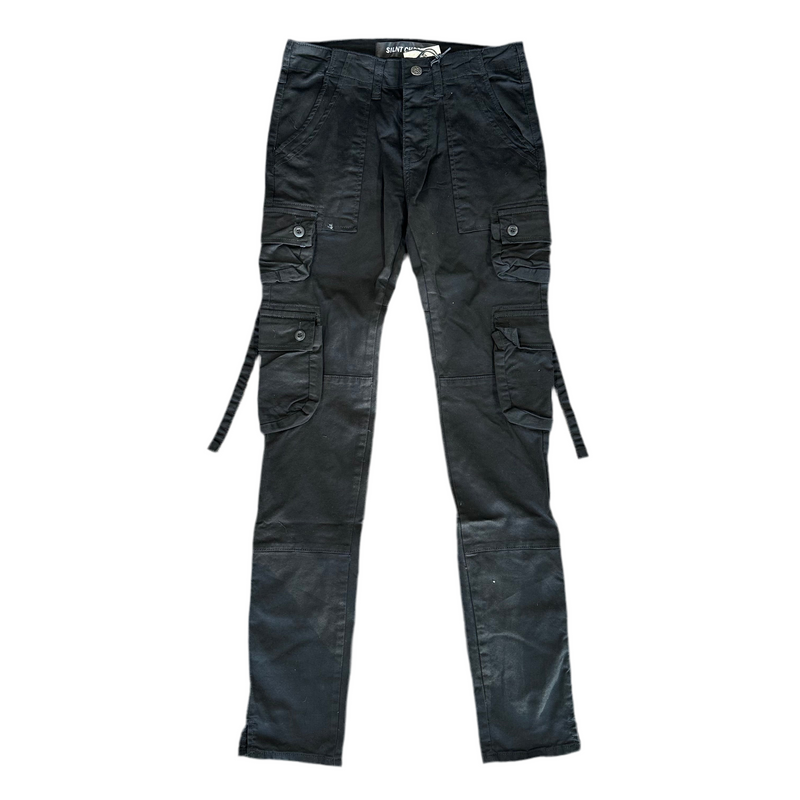 Black Dual Cargo Pants