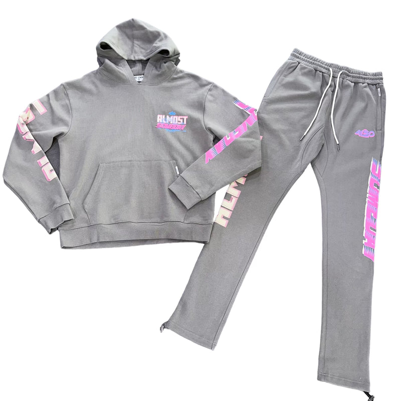 Gray Lo-Fi Jogging Suit