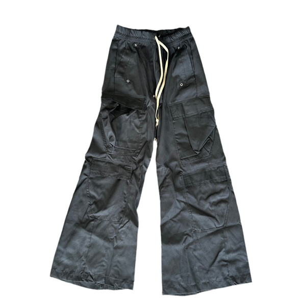 Black Rave Double Cargo Pants