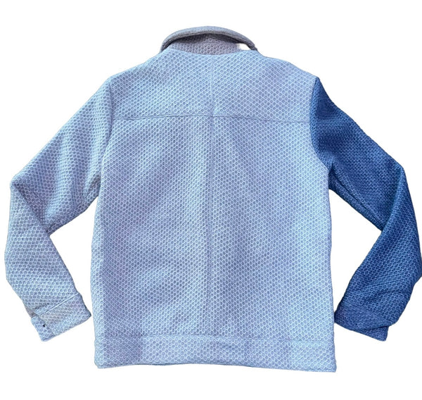 Blue Leonard Knit Jacket