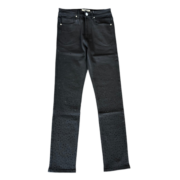 Black Solomon Rhinestone Jean