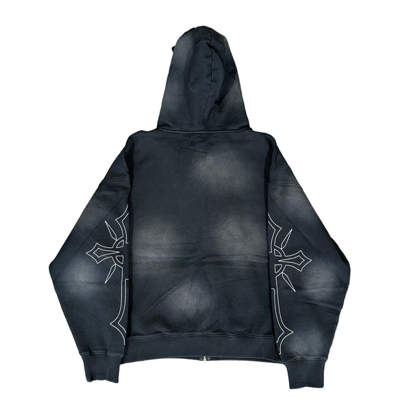 Black Loiter Hoodie