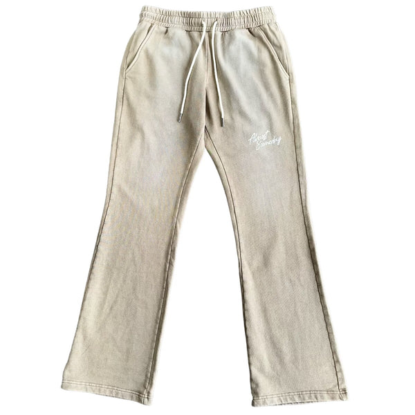 Brown Signature Sun Faded Flare Sweatpant