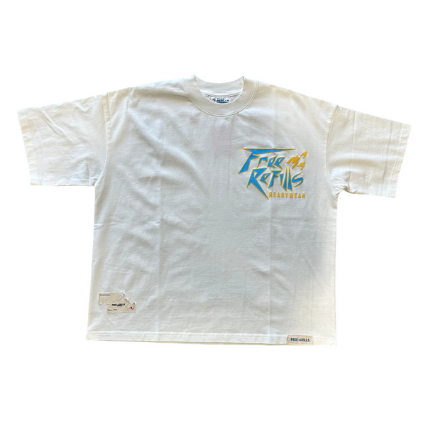 Cream Zebra Tee