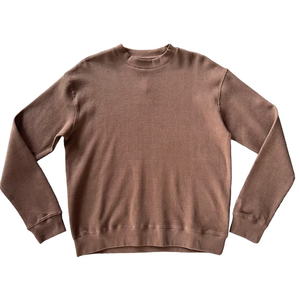 Brown Thermal Sweatshirt