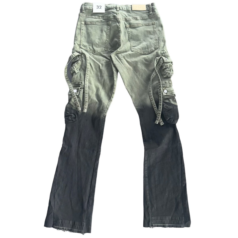 Cargo Flare Denim