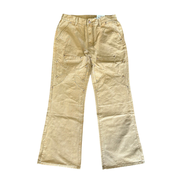 Khaki Iron Cross Denim