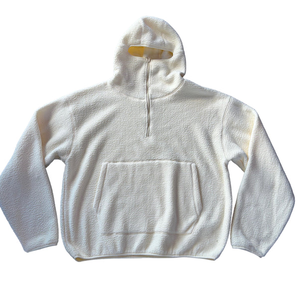 Cream Polar Hoodie