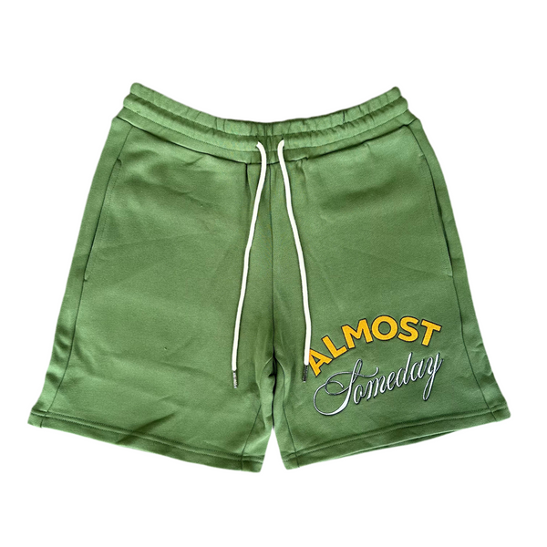 Olive Daydream Twill Shorts