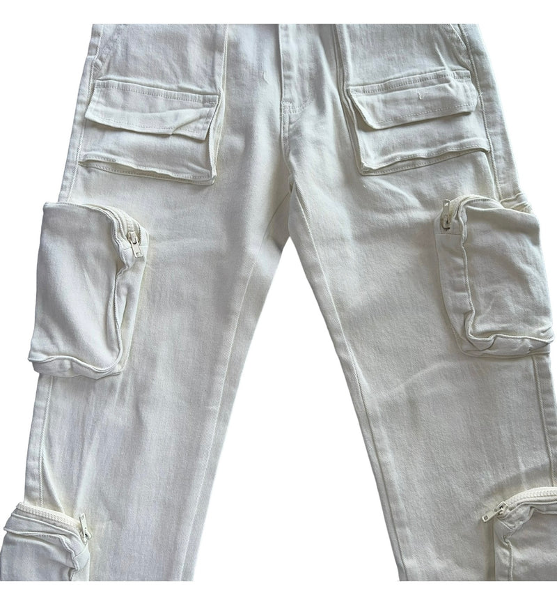 Cream Murthy Cargo 001 Jean