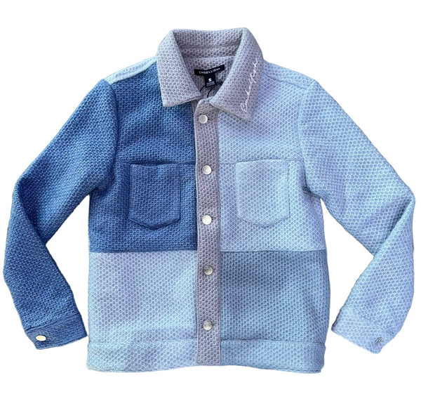 Blue Leonard Knit Jacket