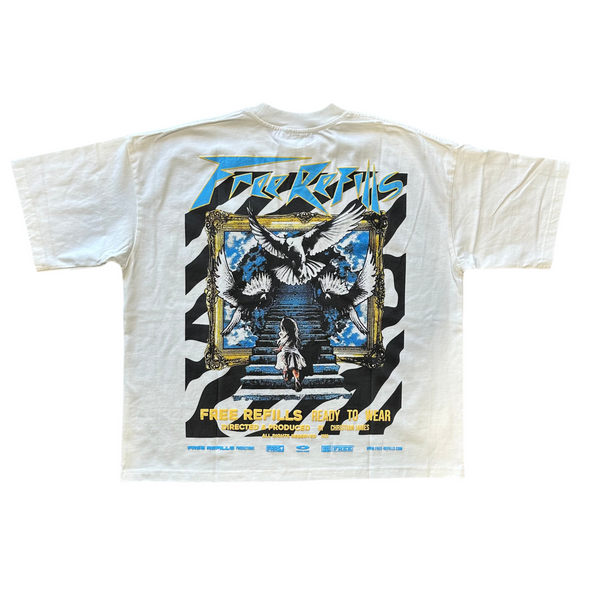 Cream Zebra Tee