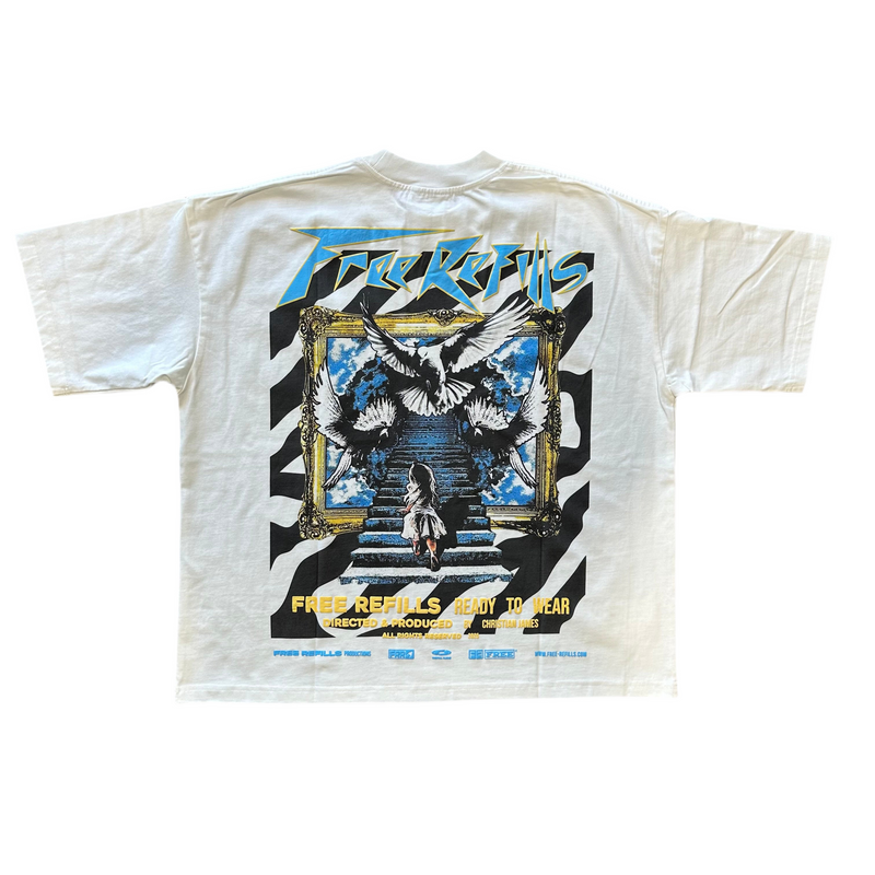 Cream Zebra Tee