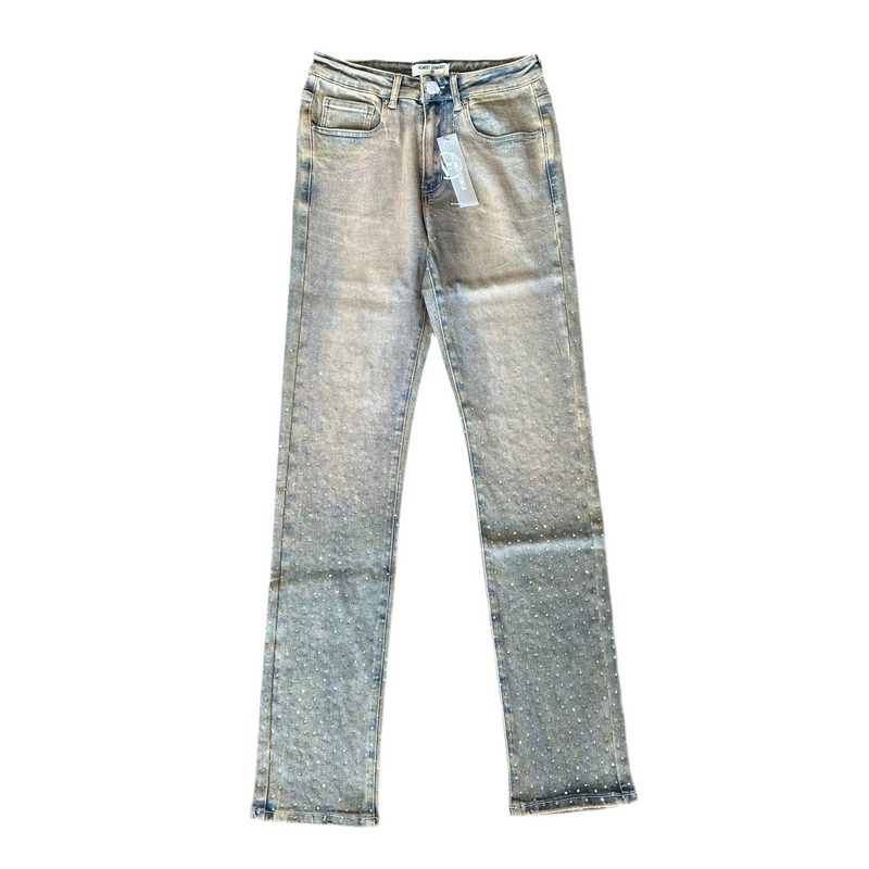 Blue Solomon Rhinestone Jean
