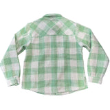 Emerald Tweed Flannel Shirt