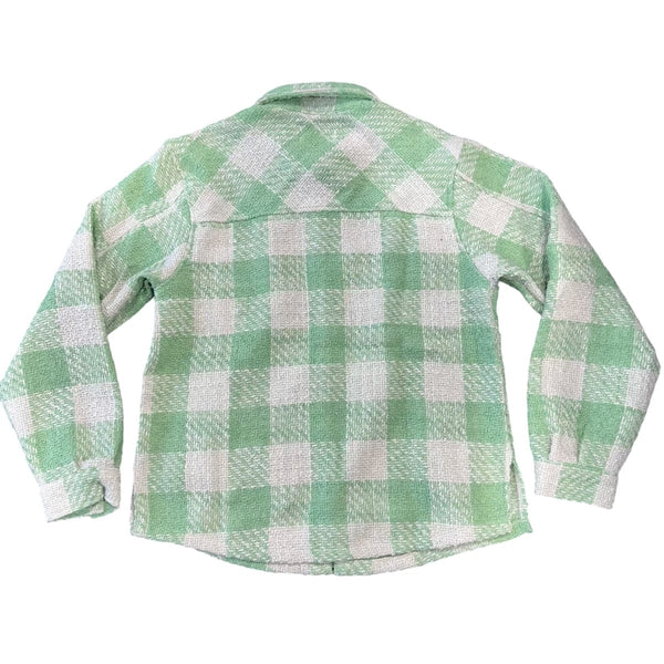 Emerald Tweed Flannel Shirt