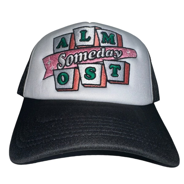 Black Retro Trucker Hat