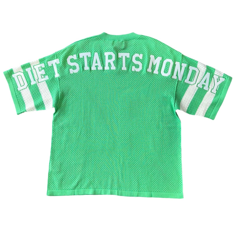 Green Knit Mesh Jersey