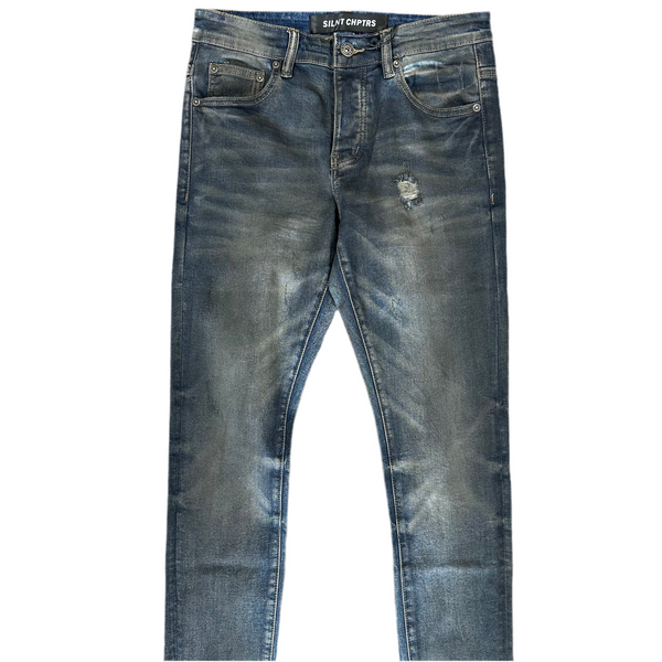 Blue Washed Expansion Jean