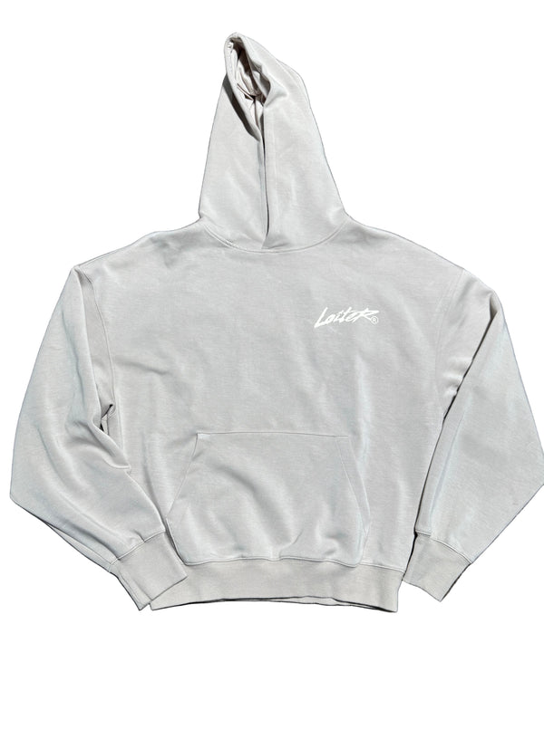 Cream Loiter Hoodie