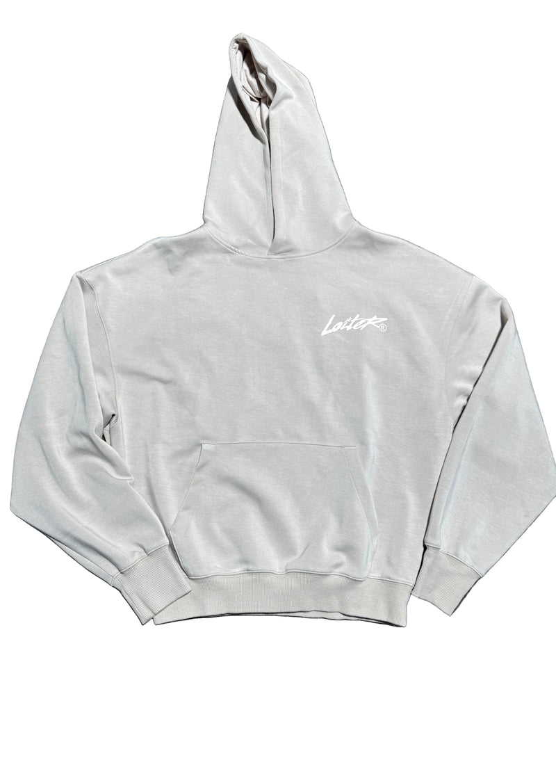 Cream Loiter Hoodie