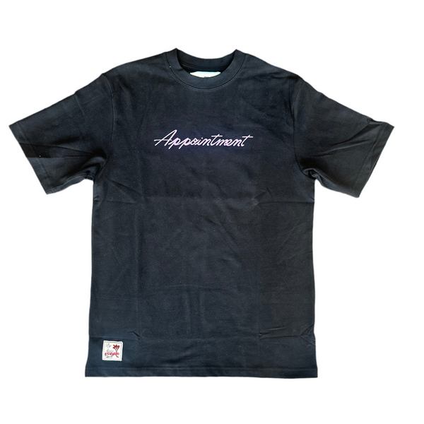 Black Flat Circle Tee