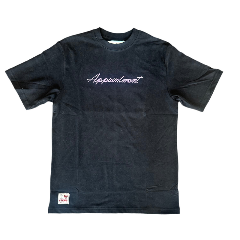 Black Flat Circle Tee