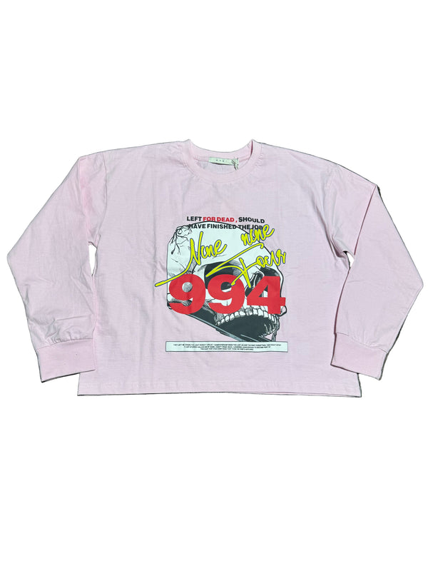 Left For Dead Crop L/S Tee