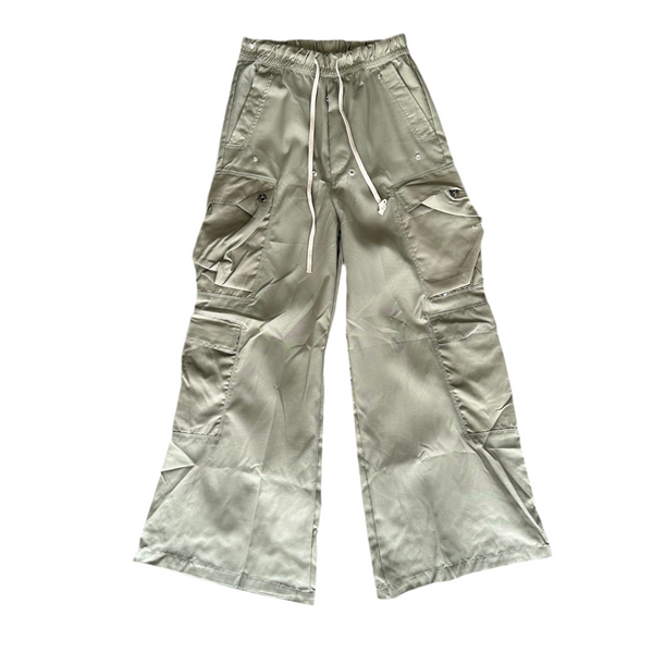 Olive Rave Double Cargo Pants