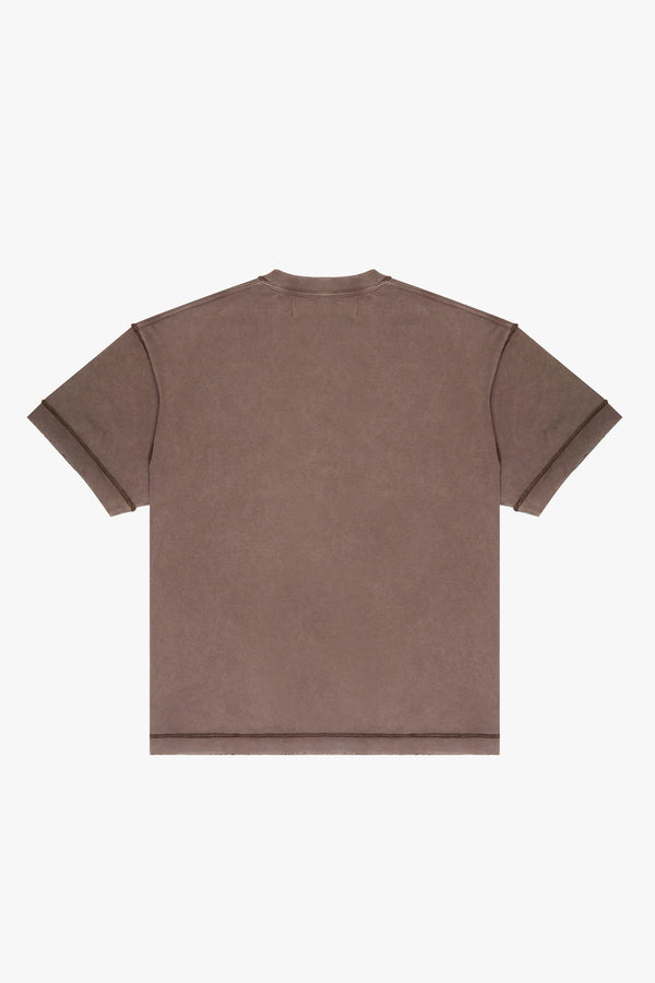 "Necessities" Vintage Brown Stitch Tee