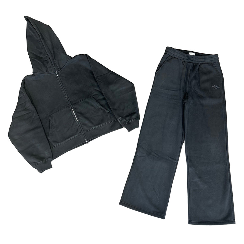 Black Perfect Baggy Jogging Suit