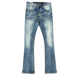 Dark Blue Wash Stacked Jean
