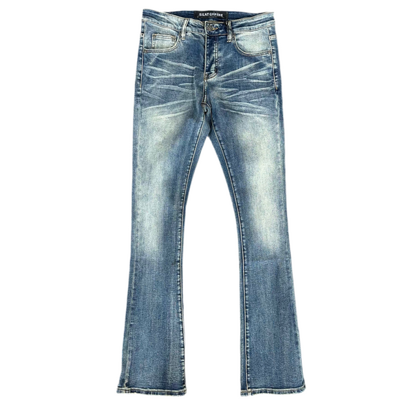 Dark Blue Wash Stacked Jean