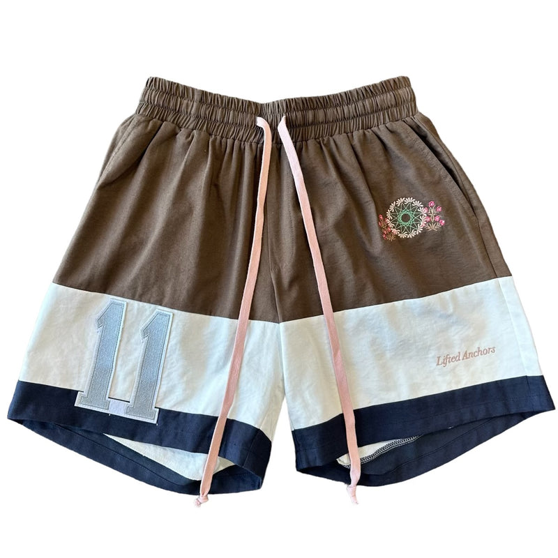 Brown Rugby Polo Short Set