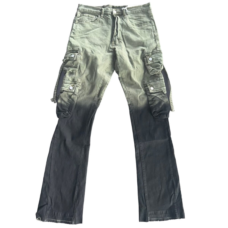 Cargo Flare Denim