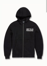 Jet Black SYIP Zip Up Hoodie