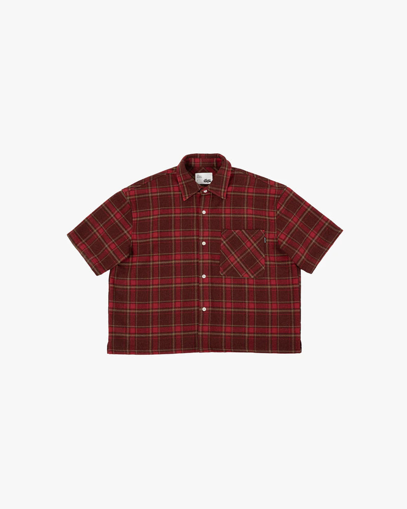 Red Boxy Flannel